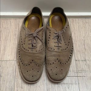 Suede Cole Haan ZERØGRAND Wingtip Oxford size 12